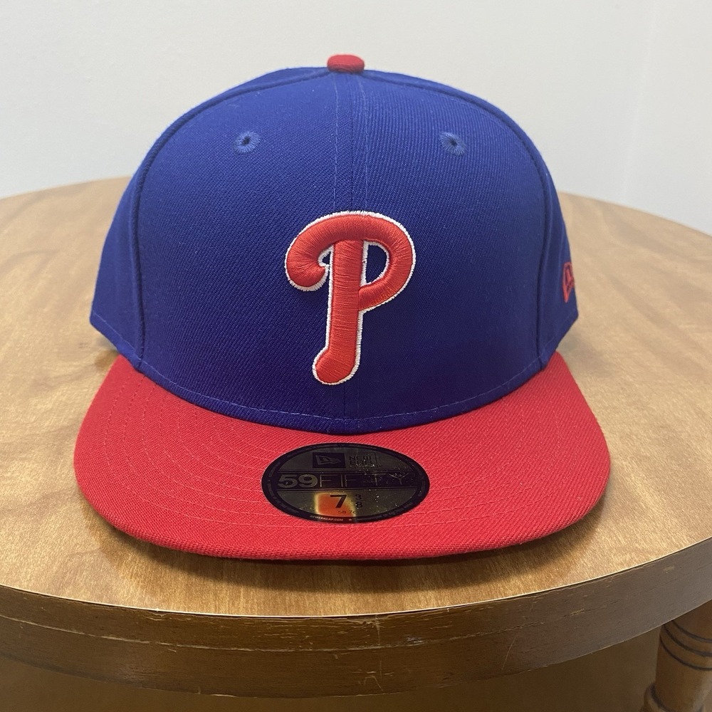 Philadelphia Phillies 7 3/8 New Era Authentic On-Field 59FIFTY Fitted Hat Blue